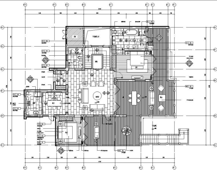 桃花类型建筑资料下载-安吉桃花源中式风格住宅施工图+效果图