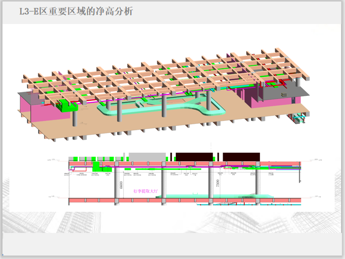 商业地产BIM设计施工运营流程演示(84页)-重要区域的净高分析