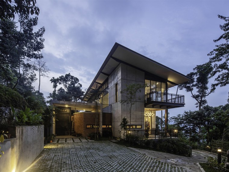 马来西亚帆布山住宅