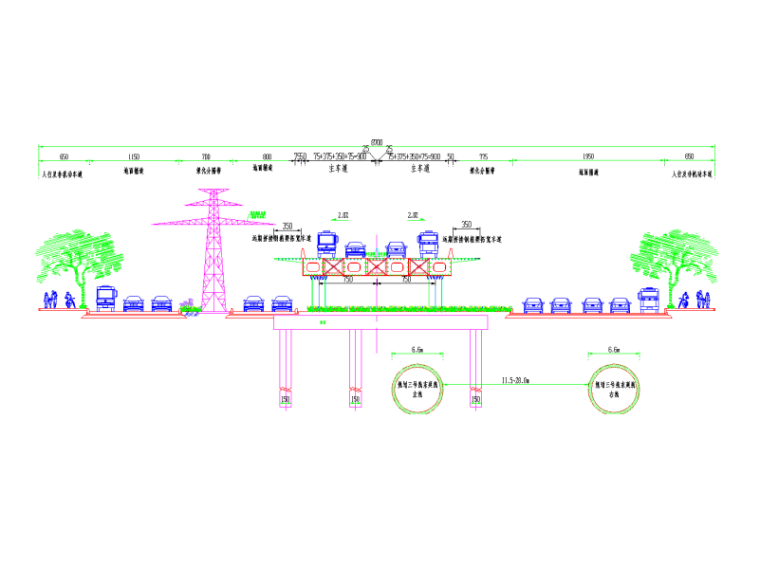 非机动车道方案资料下载-道路含跨线桥工程节点改造方案设计