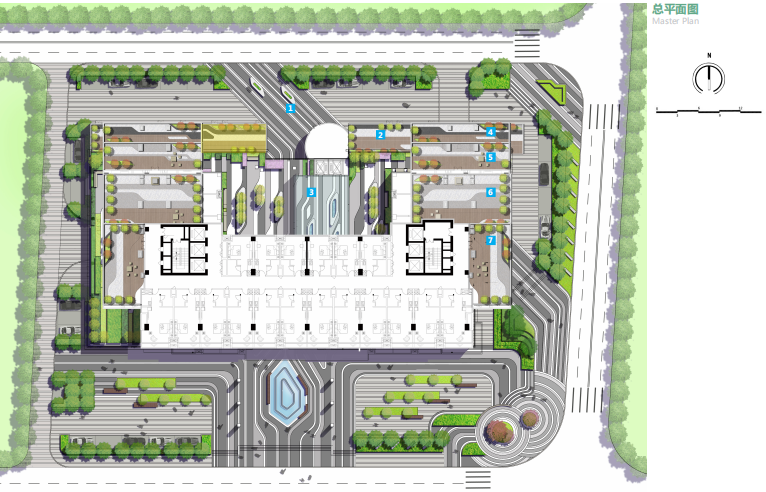鲁汇商业广场规划图图片