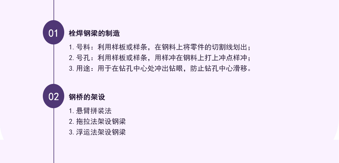 公路钢桥,铁路钢桥,钢桥制造,悬臂拼装法,拖拉法,浮运法,桥梁施工技术