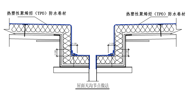 屋面天沟节点