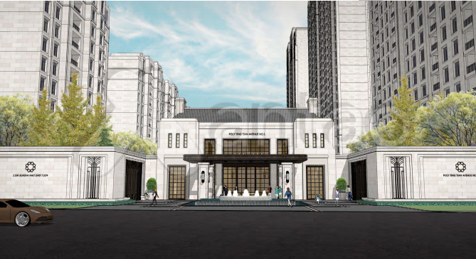 高档公寓项目资料下载-[江苏]南京某新古典高档公寓景观概念方案