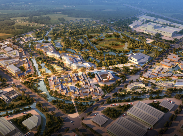 [浙江]马家浜健康食品小镇城市设计文本2016-城市规划-筑龙建筑设计