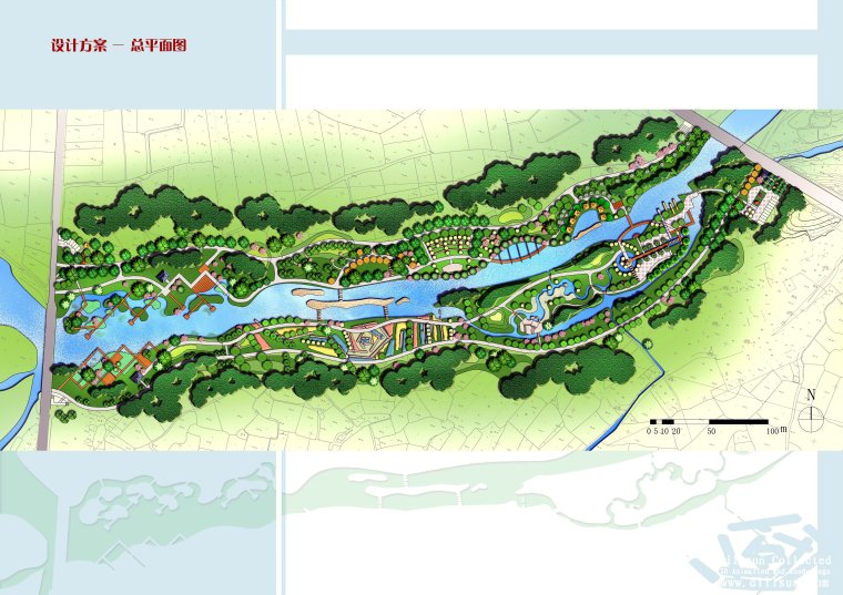 水文化公园设计方案资料下载-[浙江]丽水云和县滨水生态公园景观设计方案