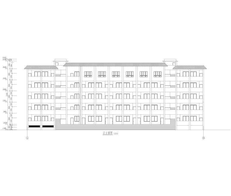 四川5层建筑图纸资料下载-[四川]5层框架结构中学教学楼全套图纸2016