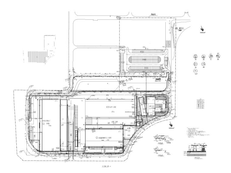 充电桩施工图详图资料下载-[重庆]航空货运站充电棚给排水施工图