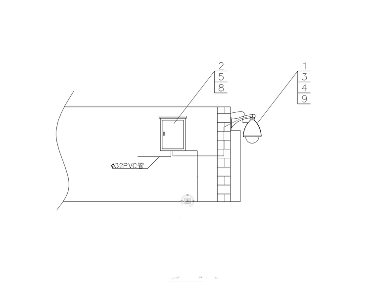 10室外壁装7寸球机安装图_副本