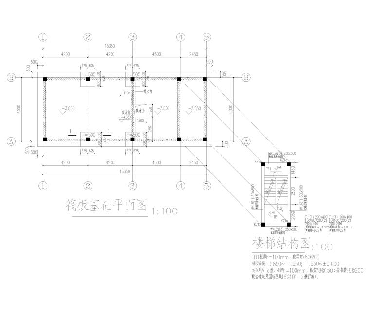 广东全套建筑结构图纸资料下载-[广东]2层框架结构消防泵房全套图纸2018