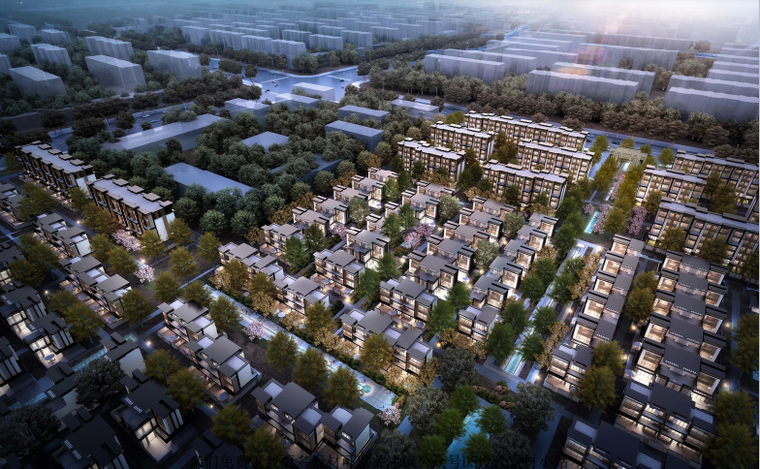 [广西]南宁高颜值合院式别墅社区景观方案-居住区景观-筑龙园林景观论坛
