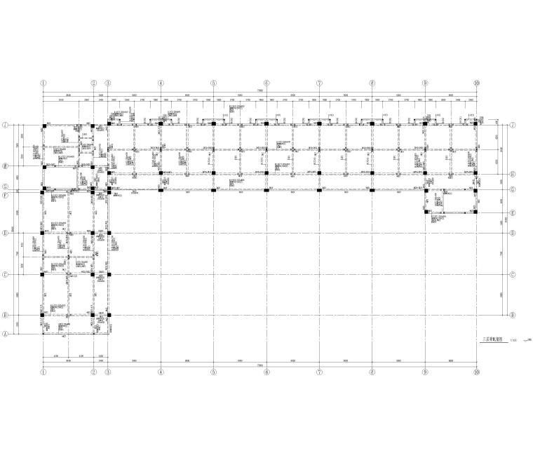 楼梯结构教学资料下载-[莆田]6层框架结构教学楼全套施工图2018