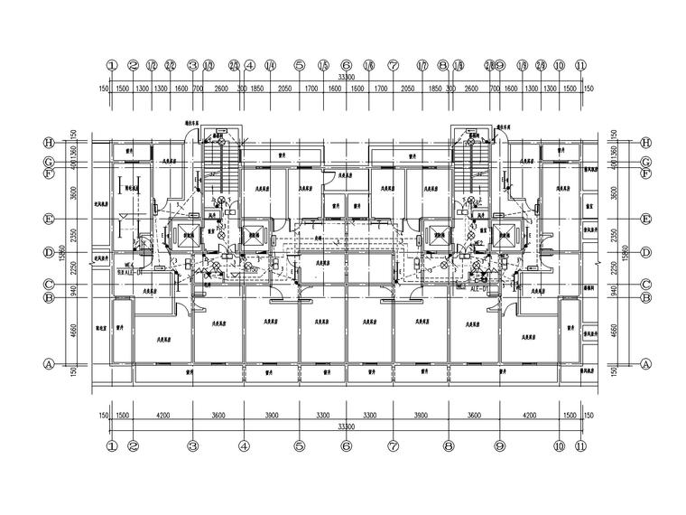 院楼工程施工图纸资料下载-甲级院_知名房产住宅楼电气施工图