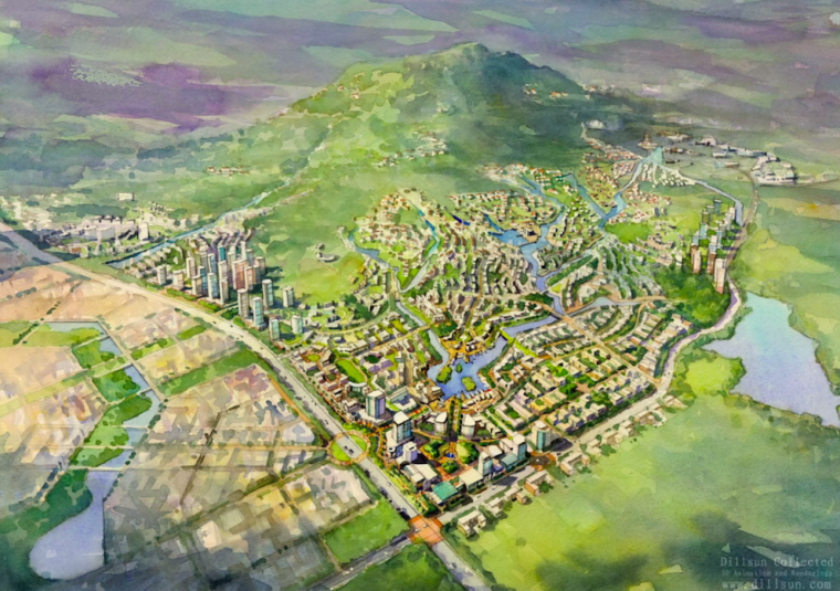 青岛金水河景观设计资料下载-[山东]青岛小珠山城市片区景观设计方案