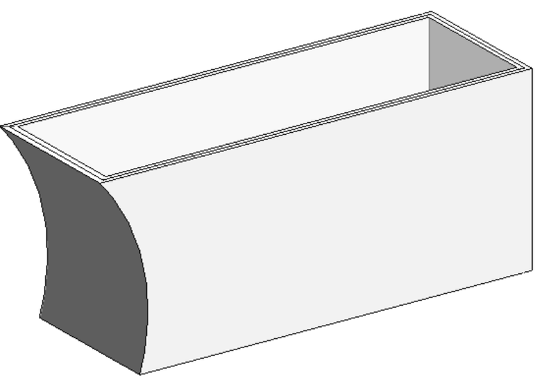 revit贴面资料下载-Revit软件技巧1.3.4弧形倾斜墙的建立