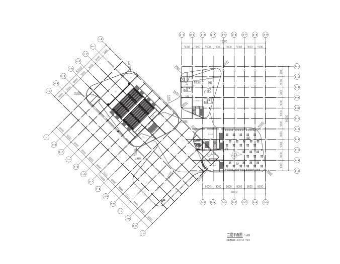 徐汇滨江公共开发空间游客服务中心建筑设计-二层平面图