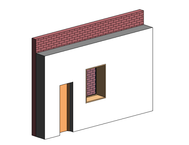 剪力墙门窗洞口规程资料下载-Revit软件技巧1.3.12贴连墙如何开门窗洞口