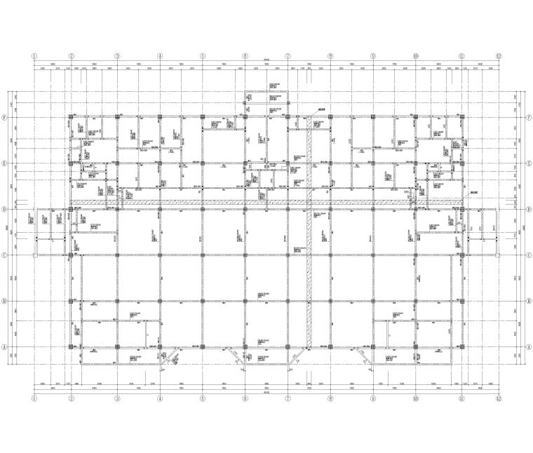 云南地区框架结构资料下载-[云南]4层框架结构坡屋面大学食堂结施图纸