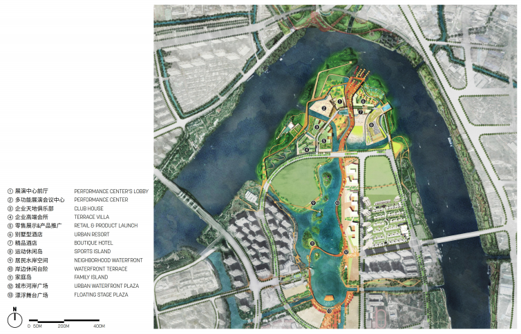 [浙江]宁波临岛滨水综合公园景观方案文本-设计平面