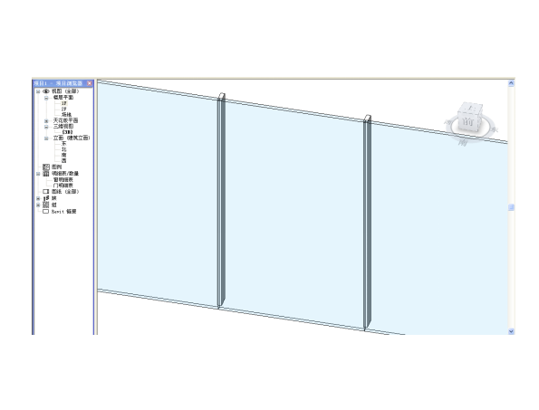隐框幕墙安装技术交底资料下载-Revit软件技巧1.3.10幕墙隐框玻璃效果制作
