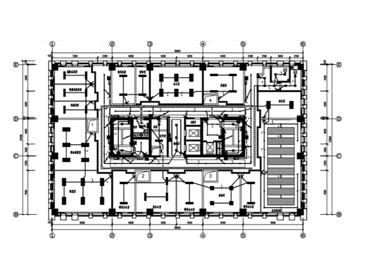 室内装修空调图资料下载-[宁夏]实验楼室内装修电气施工图（PDF版）