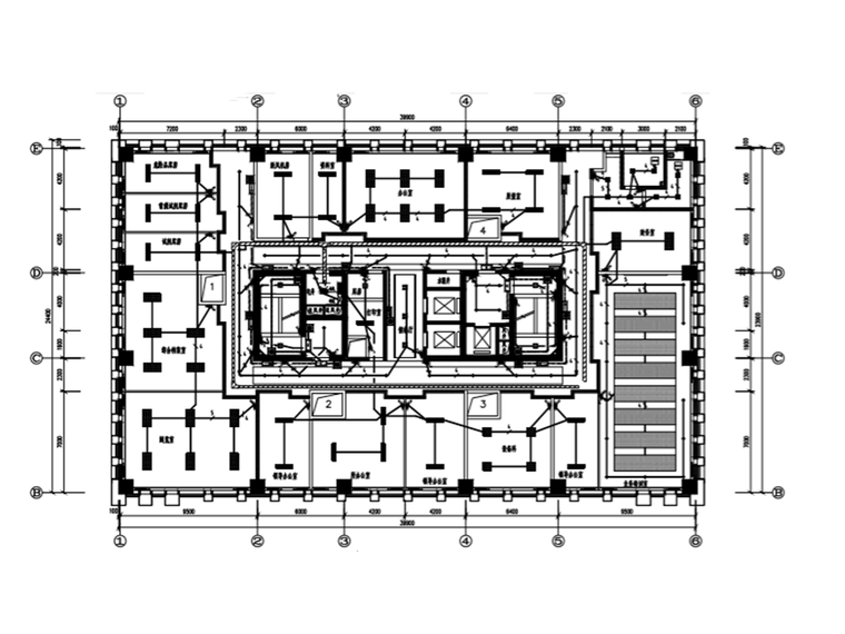 室内插座照明系统施工资料下载-[宁夏]实验楼室内装修电气施工图（PDF版）