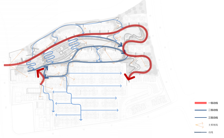 景观动线分析图图片