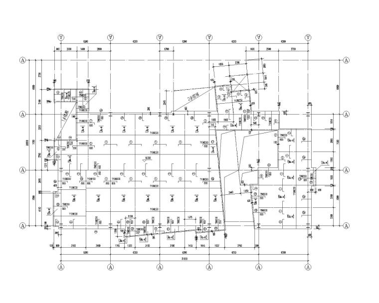 结构施工图含地下室资料下载-售楼部三层含地下室钢结构施工图CAD
