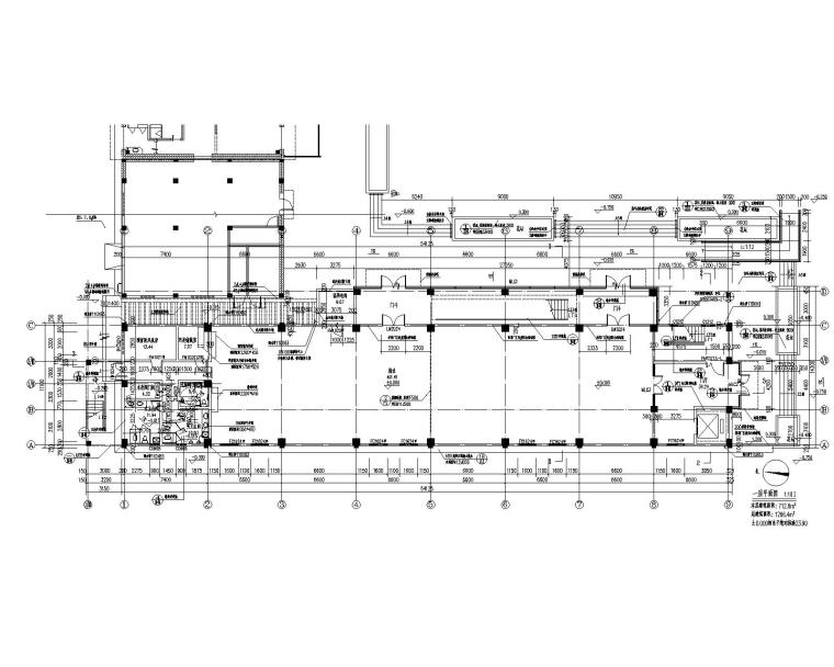 商业一层立面资料下载-某综合园区二层商业结构施工图CAD含建筑图