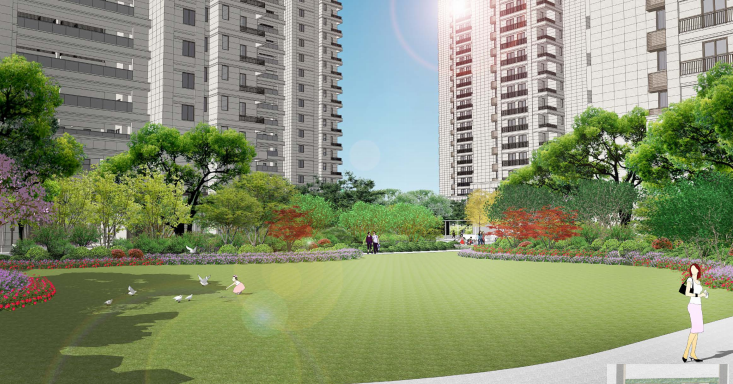 新加坡花园式住宅资料下载-[浙江]宁波花园式互动自然住宅区景观方案