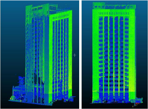 制图与测绘资料下载-建筑三维激光扫描立面测绘