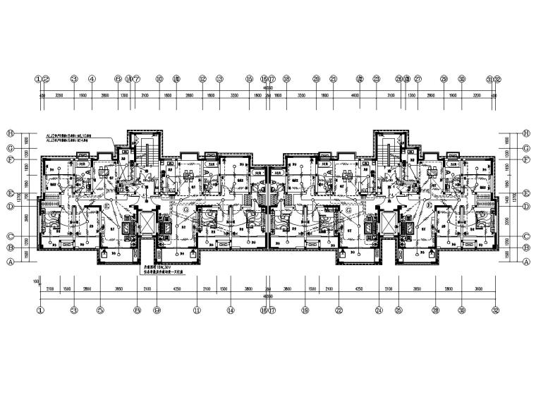 机房电气施工图dwg资料下载-[江苏]高层住宅楼电气施工图（含节能设计）
