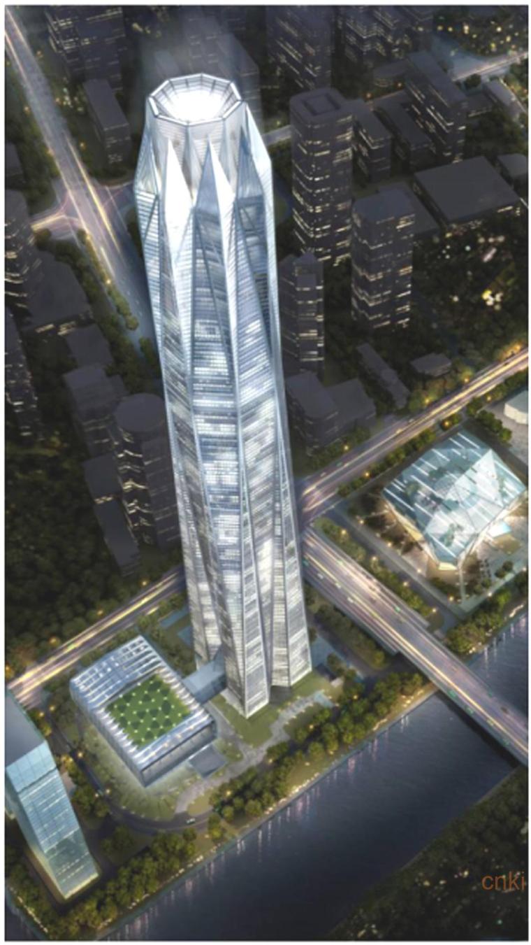 塔楼超高层酒店公寓指标资料下载-苏州某超高层塔楼结构分析和设计2020