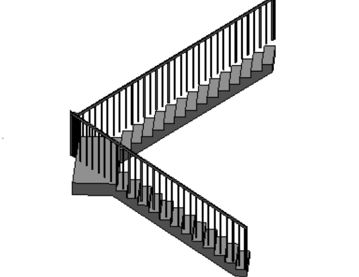 住宅楼梯扶手玻璃资料下载-Revit软件技巧1.9.2单独绘制楼梯扶手问题