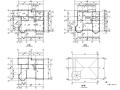 砖混二层别墅带地下室结构施工图CAD