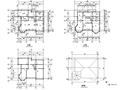 砖混二层别墅带地下室结构施工图CAD