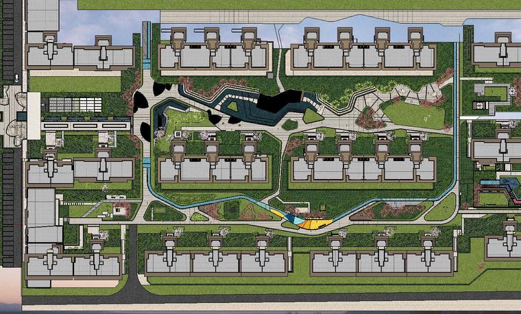 [江苏]苏南知名企业天钜住宅大区景观模型-苏南知名企业天钜住宅大区景观模型 (19)