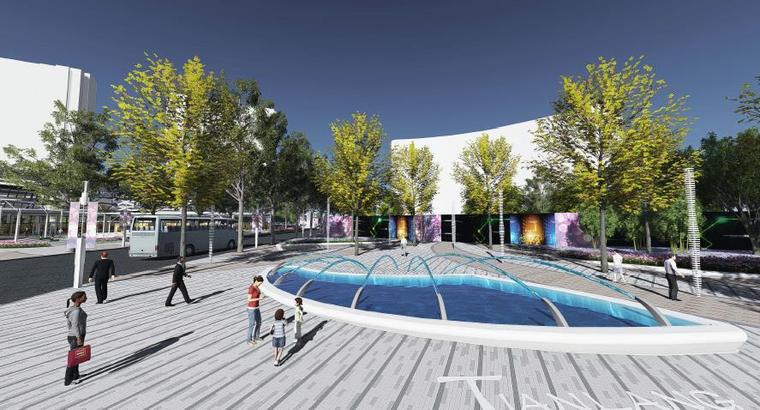 [浙江]湖州现代风格居住区景观设计方案