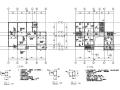 二层160平乡村住宅砖混结构施工图CAD