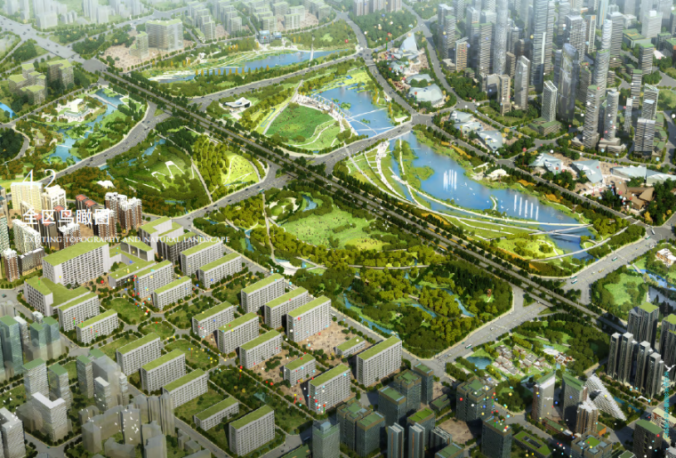 公园设计四川资料下载-[四川]成都城市中央公园景观设计方案