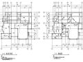 浙江二层别墅式公寓酒店框架结构施工图CAD