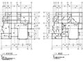 浙江二层别墅式公寓酒店框架结构施工图CAD