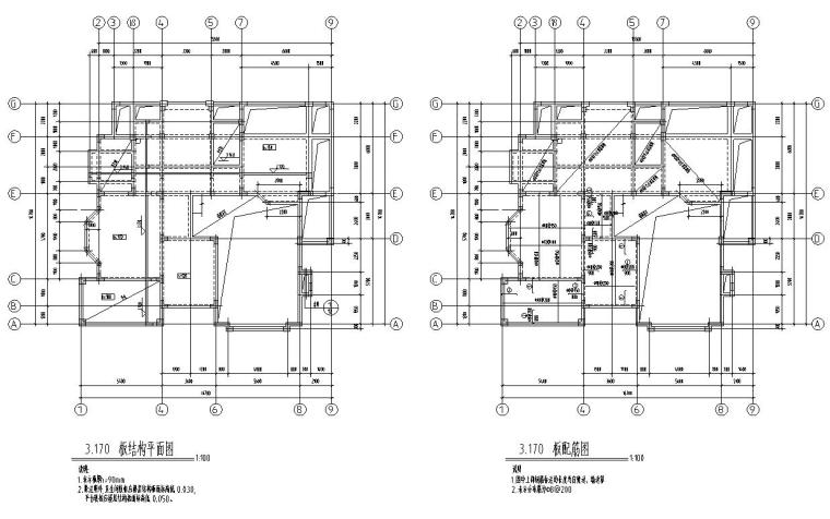 公寓节点图cad资料下载-浙江二层别墅式公寓酒店框架结构施工图CAD