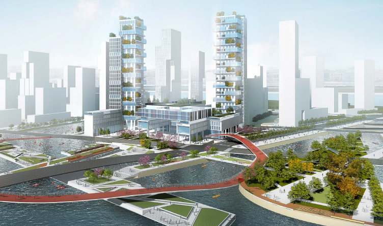 广东深圳海洋新城生态滨海绿色城市景观设计-城市规划景观设计-筑龙园林景观论坛
