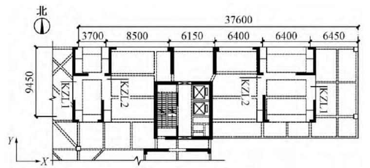 住宅梁结构资料下载-某超限高层住宅型钢混凝土框架转换结构设计