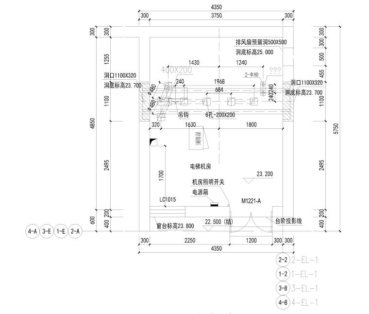 电动玻璃门门头大样图资料下载-[北京]电动客梯及货梯大样图2016（CAD）