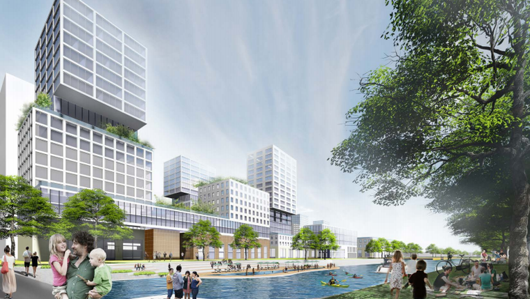 广东深圳海洋新城生态滨海绿色城市景观设计-城市规划景观设计-筑龙园林景观论坛