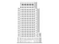 莲湖大厦16层框筒结构办公楼建筑施工图