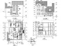 三层住宅别墅混凝土结构施工图CAD