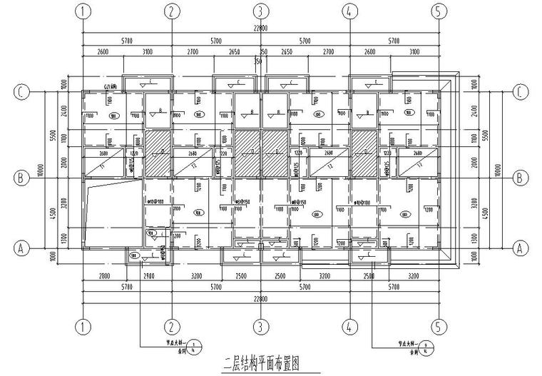 航空产业园景观规划图资料下载-某产业园综合办公楼栋混凝土结构施工图CAD